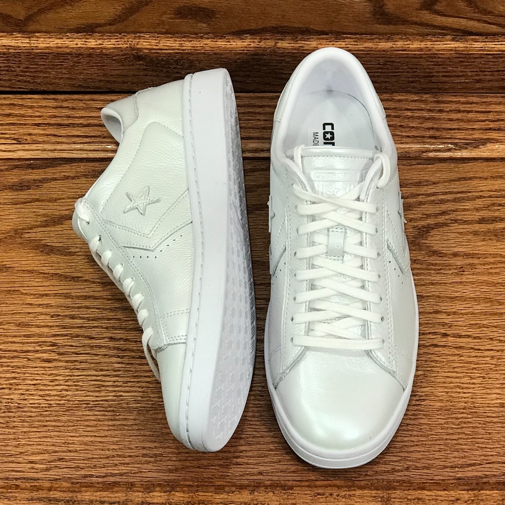 Converse Pro Leather LP Ox Artic Fire White Shoes - Picture 4 of 8